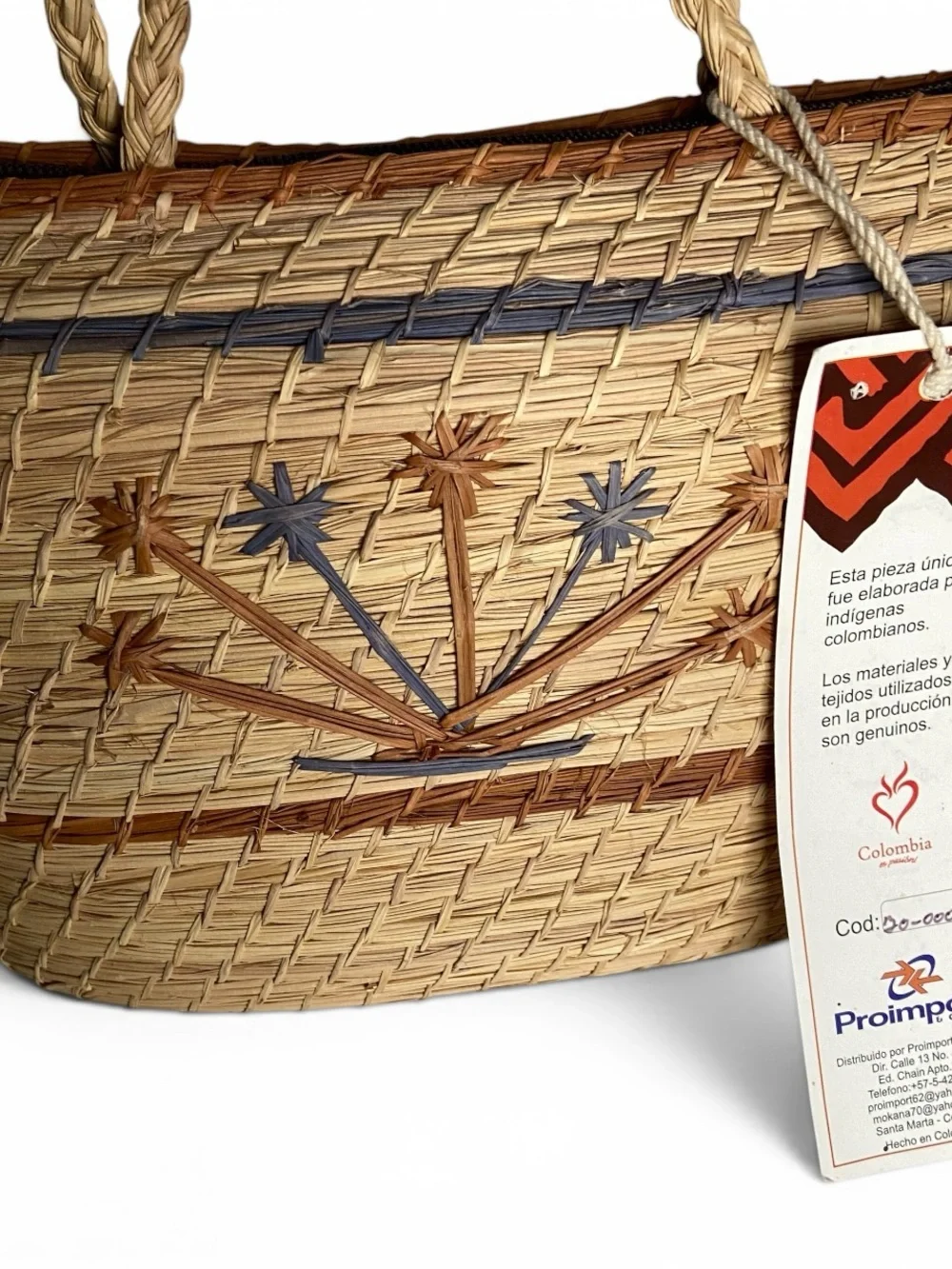 Mokana | Traditional Artisanal Colombian Woven Tote Shoulder Bag